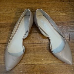 Nine West Nude Flats